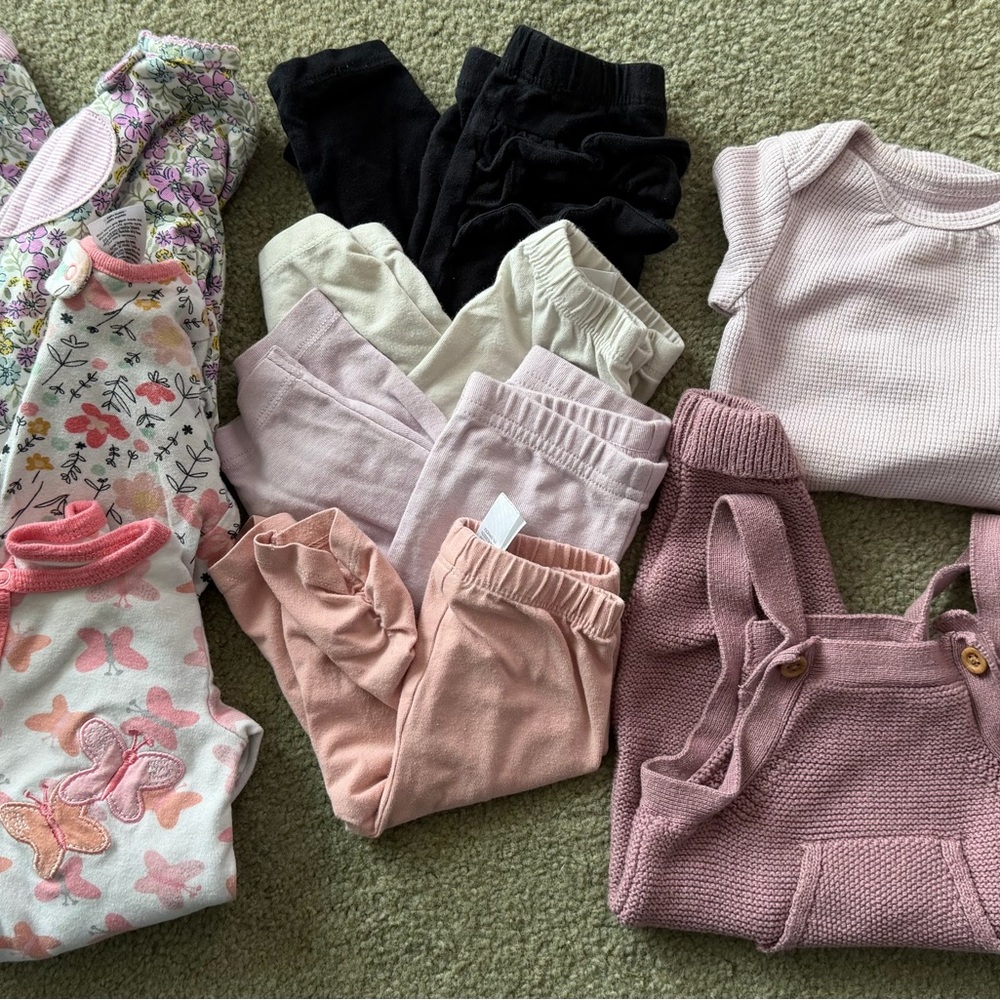 Assorted Baby Clothing Set in Pink and Black